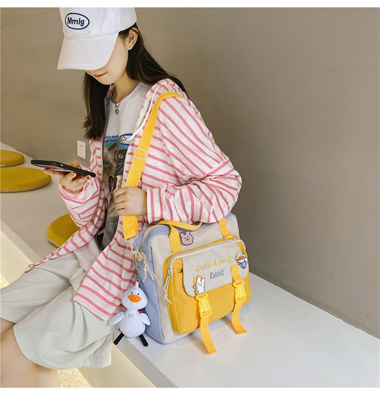 Dual-use Portable School Primary School Students One-shoulder Messenger Backpack Make-up Class Backpack display picture 25