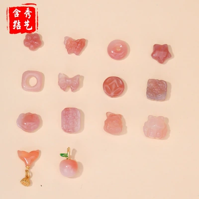 Blossom Ruyi Jade Spacer Bead | Zərgərlik ara hissələri