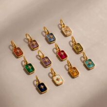12����ʯ������׹������װdiy�����â��͸������ֶ�18K��