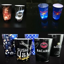 360/420/470ML 入水亮感应LED发光杯 广告杯led杯 支持现货与定制