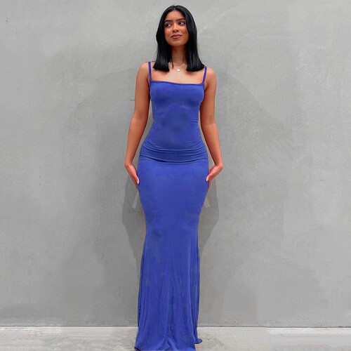 2025 European and American Summer Women's Tank Topless Dress Slimming Women's Clothing Set