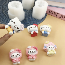 小鼻嘎捏捏模具头套kt模具食品级硅胶diy石膏巧克力翻糖烘培模具