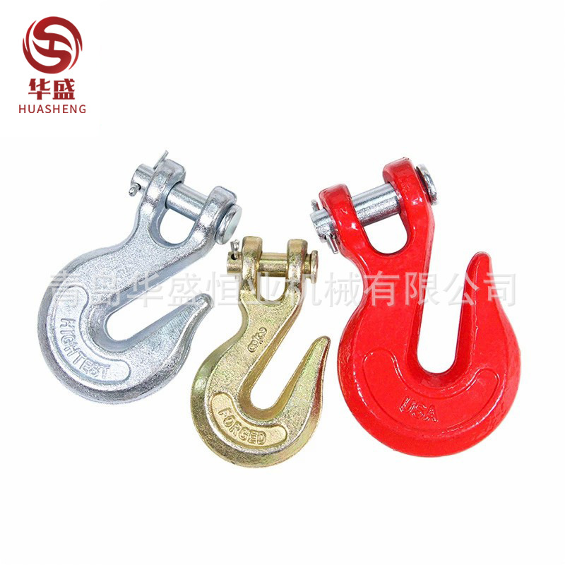 实力厂家锻造五金索具  货钩70级美式羊角抓钩 量大优惠