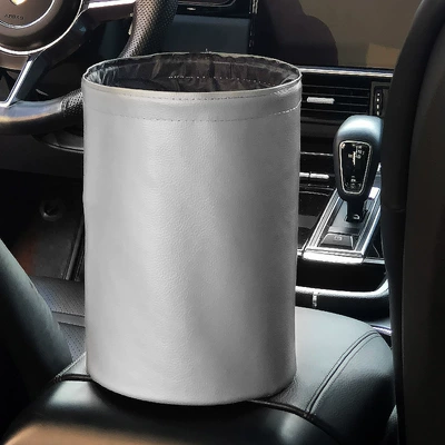 Car trash can Creative Car storage bag/box - gray