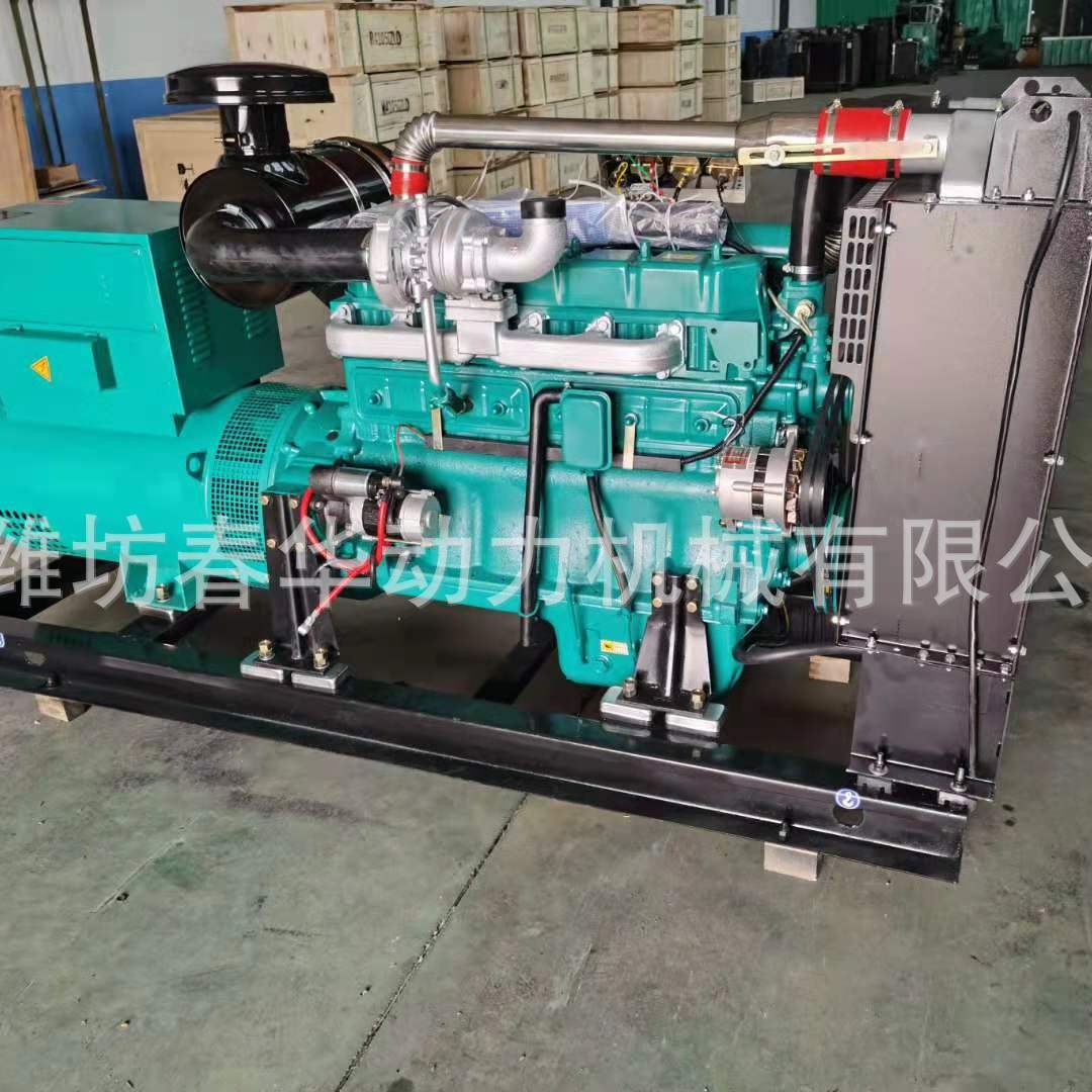 潍柴里卡多100KW柴油发电机 修高速公路用发电机 化工厂用发电机