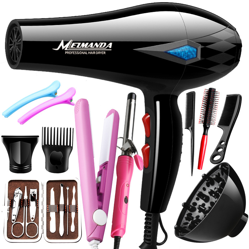 Household hair dryer plus a full set of...