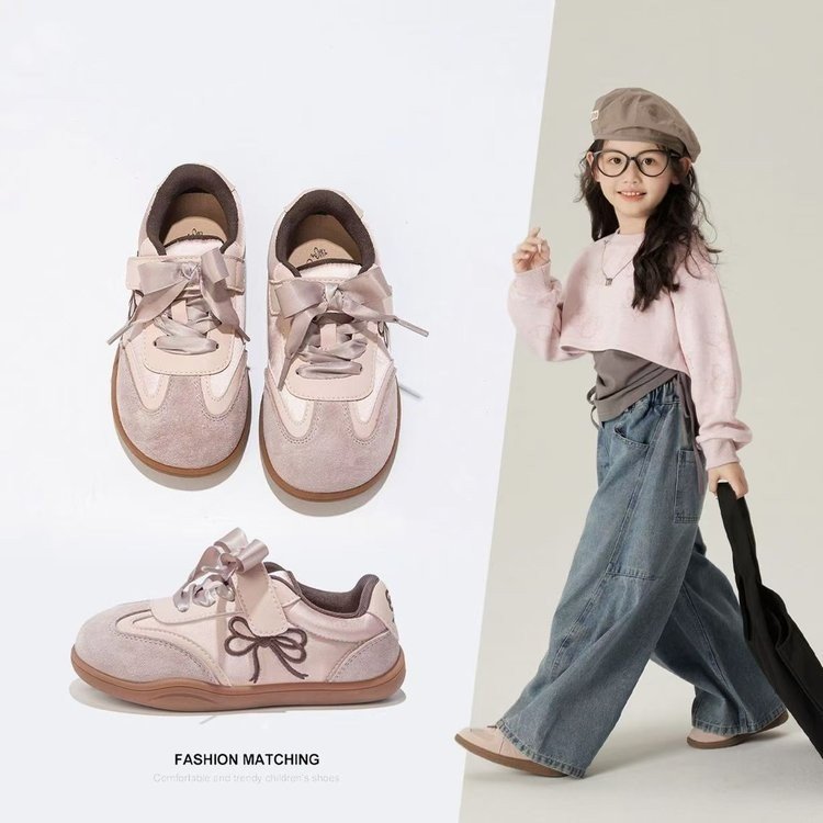 Children's Sneakers New Model 2026 Spring and Autumn Comfortable Breathable Girls' Cute Casual Shoes Fashionable Sports Shoes Kids' Shoes