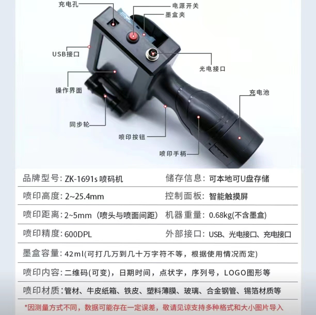 Impresora de inyección de tinta portátil al por mayor, número de lote de fecha, patrón de caja de regalo, marca registrada, máquina de codificación portátil mini pequeña inteligente totalmente automática