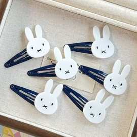 可爱小白兔卡通边夹BB夹甜妹少女心日系刘海夹侧边夹百搭ins风头