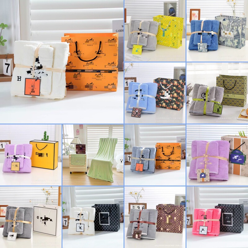 Cross-Border Foreign Trade Trendy Brand Bath Towel Two-Piece Set Coral Velvet Towel Household Quick-Drying Water-Absorbent Non-Fading Beach Towel Wholesale Cross-Border Foreign Trade Trendy Brand Bath Towel Two-Piece Set Coral Velvet Towel Household Quick-Drying Water-Absorbent Non-Fading Beach Towel Wholesale