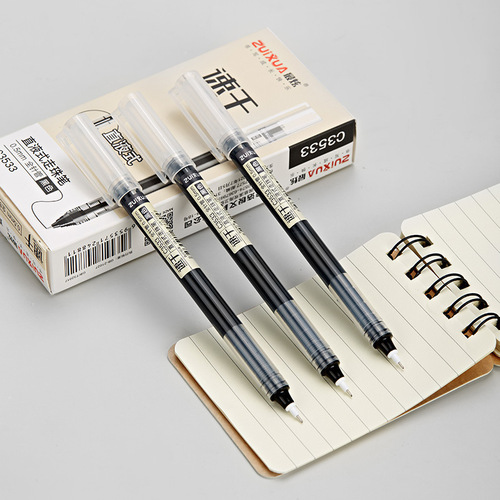 Gel Pen 0.5mm Medium Ink Pen Large Capacity Quick Dry Exam Signature Pen for Students Office Use Black Water Pen
