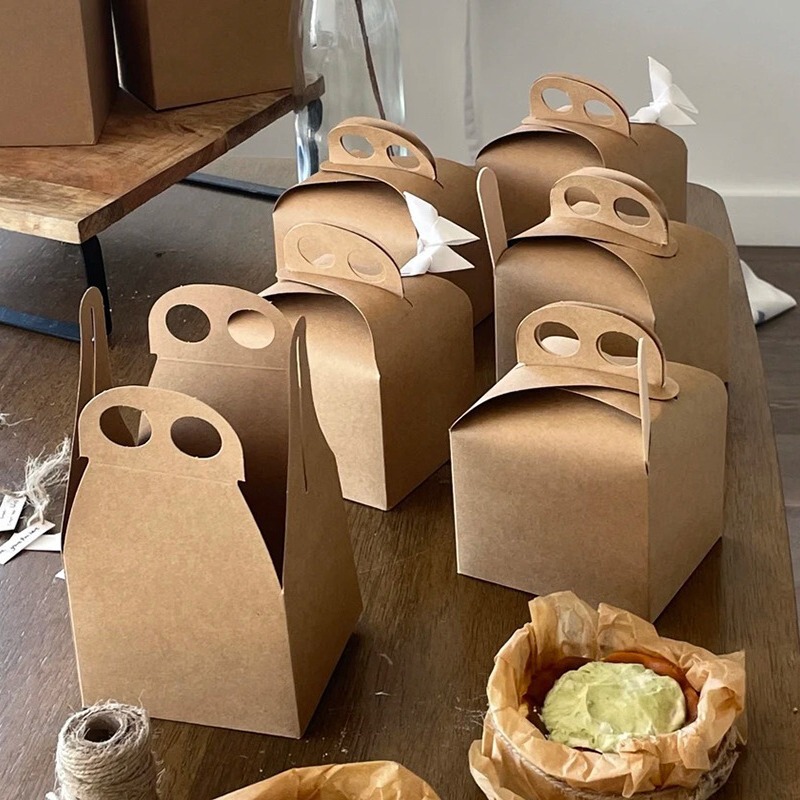 46inch Basque Cake Boxes, Packaging Boxes, Pastry Boxes, Mousse Chiffon Cheese Boxes, Environmentally Friendly Materials, Eco-Friendly and Biodegradable