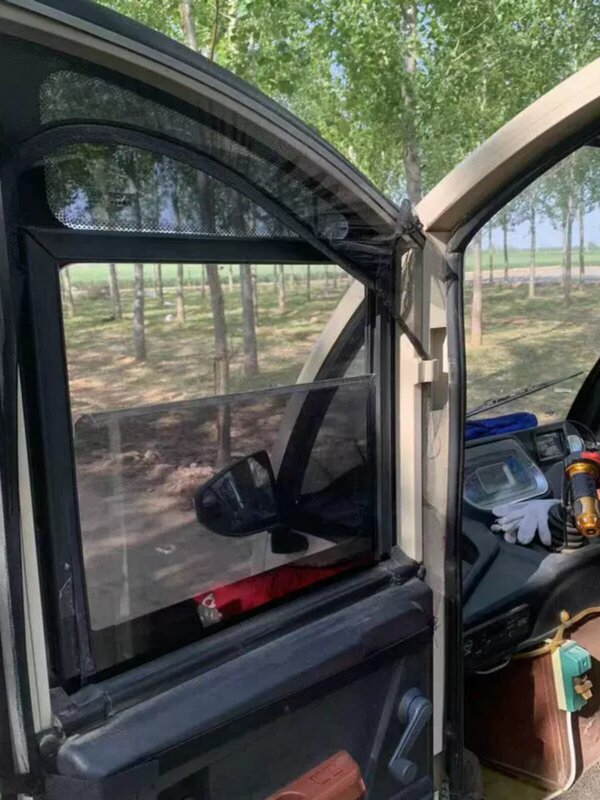Electric Tricycle and Four-Wheeler Summer Sunshade, Mosquito Net, Sunshade, Breathable Curtain, Universal for Elderly Mobility Vehicles