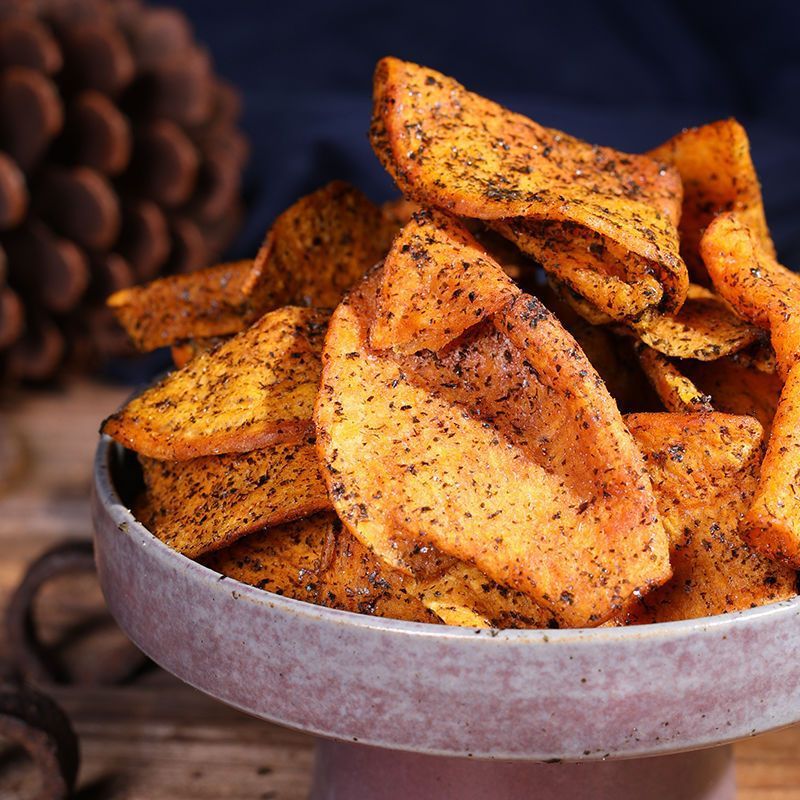 甘梅地瓜片薄脆海苔地瓜红薯片解馋小零食零食香脆片