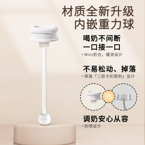 Adapted to the handle of the piggyback bottle accessories, the second and third generation PP glass bottle wide-diameter universal drop resistance silicone handle
