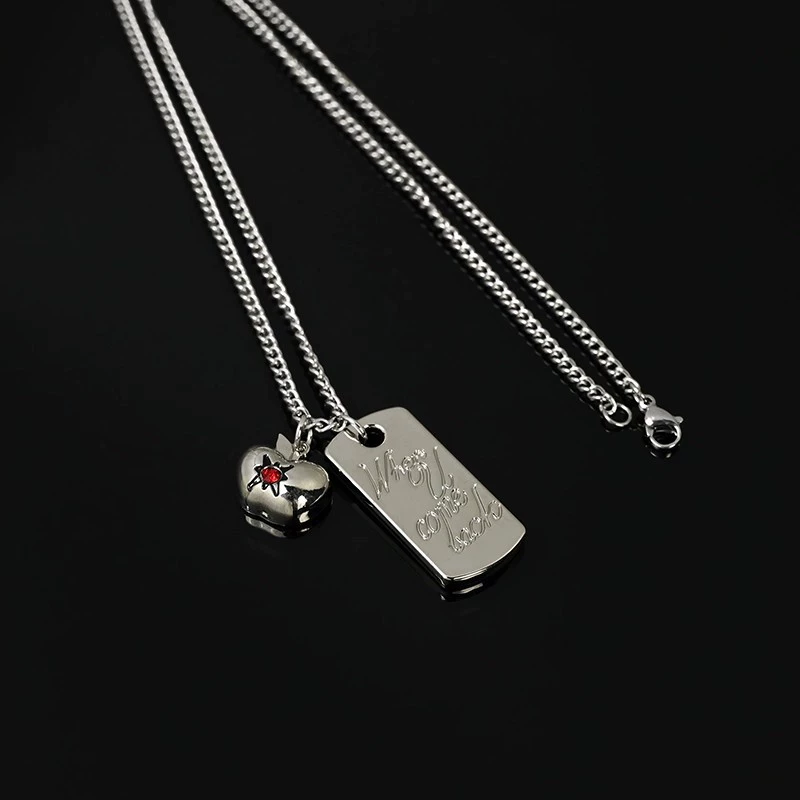 Love and Deep Space Game Peripherals Xia Yi Day Titanium Steel Material Cos Pendant Versatile Personalized Necklace for Male and Female Couples