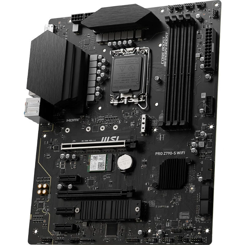 Материнская плата Intel MSI Pro Z790-S WiFi, сокет LGA1700, для процессоров 12/13-го поколения