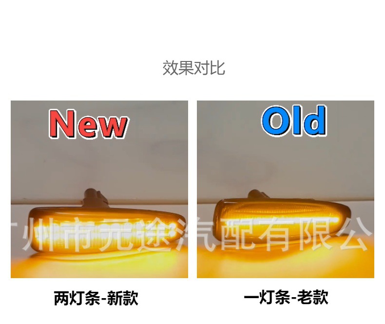 Suitable for Mitsubishi Lancer Outlander Mirache Dynamic Led Car Signal Turn Signal Fender Side Light