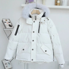 3Q小剪刀羽绒服06款男05款女款冬季狐狸毛领保暖MooseDownjacket