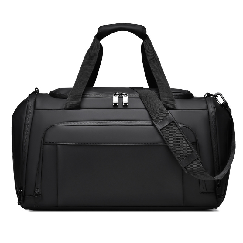 Oxford Cloth Portable Travel Bag, Large Capacity, Unisex Short-Distance Luggage, Crossbody Bag, Carry-On, Dry and Wet Separation, Gym Bag, Trendy
