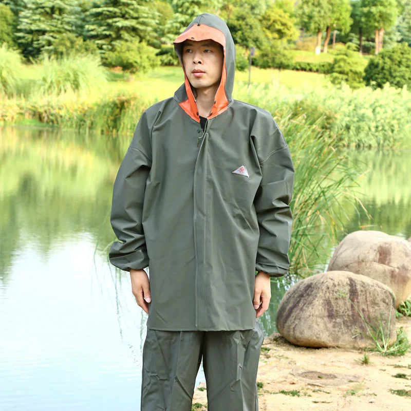 Фабрика прямых продаж ПВХ эластичный набор трикотажный ремешок с сплит-плащ дождевик водонепроницаемый молния плащ