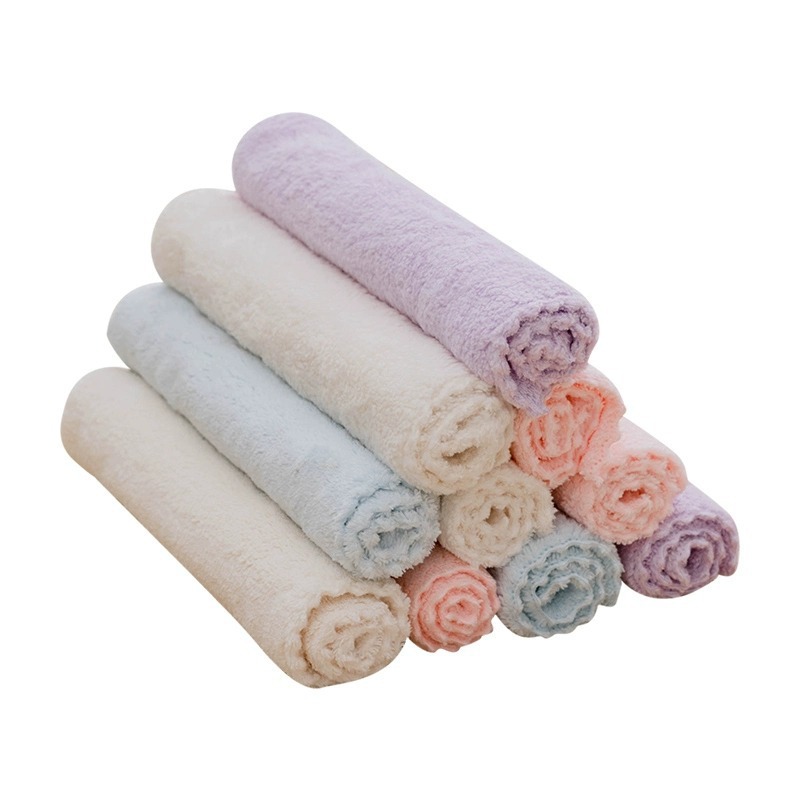 Dish cloth kitchen supplies coral fleece rag household cleaning absorbent not easy to lint dish towel kitchen rag
