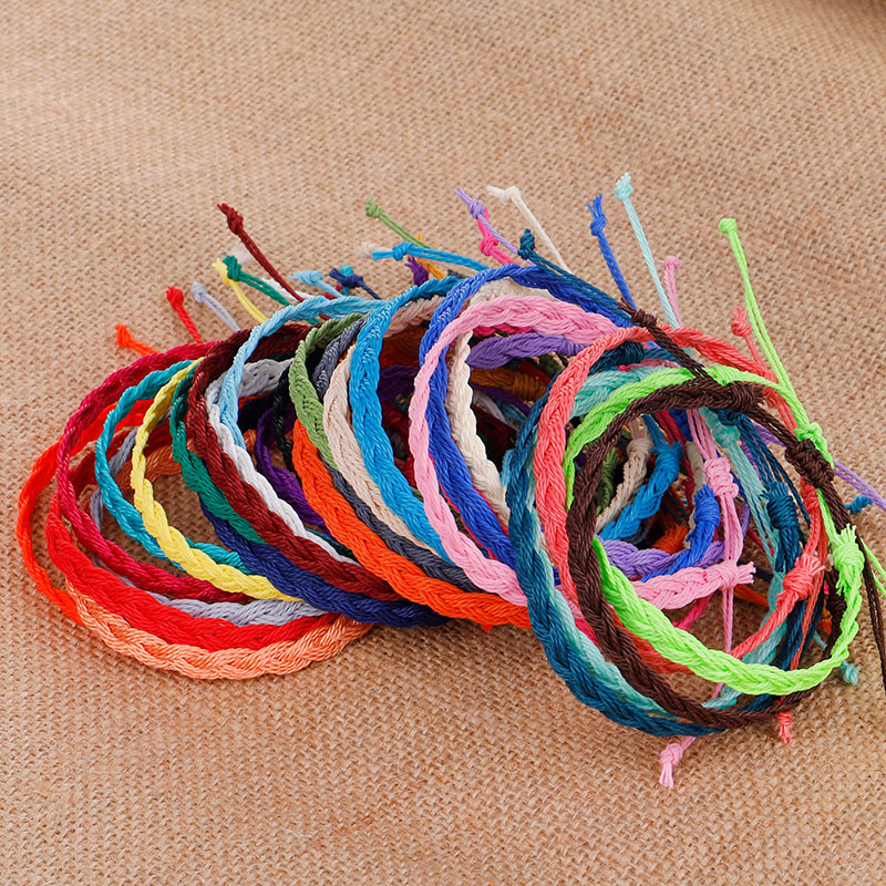 Ethnic Style Solid Color rope Knitting Womenu0027S Bracelets 1 Piece