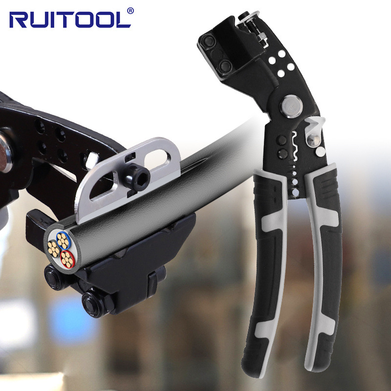 7寸电工专用剥线钳大开口分线钳剥皮压线绕线多功能工业剪线钳子