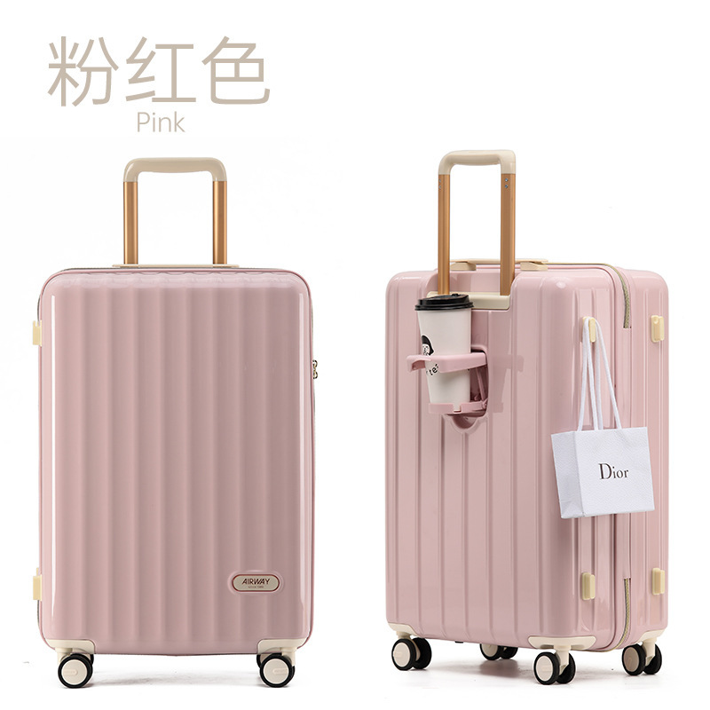 airway日系网红旅行箱轻音万向轮学生行李箱女超轻拉杆箱男登机箱|undefined