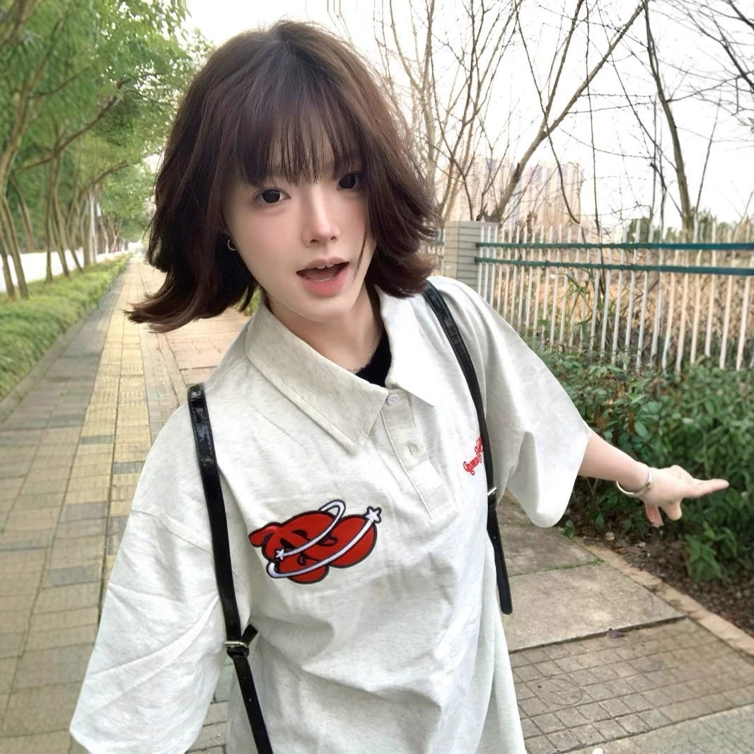 Трансграничная внешняя торговля реальная цена оригинальная вышивка хорошего качества polo21 шт 220 г хлопок большой размер резьбовой воротник