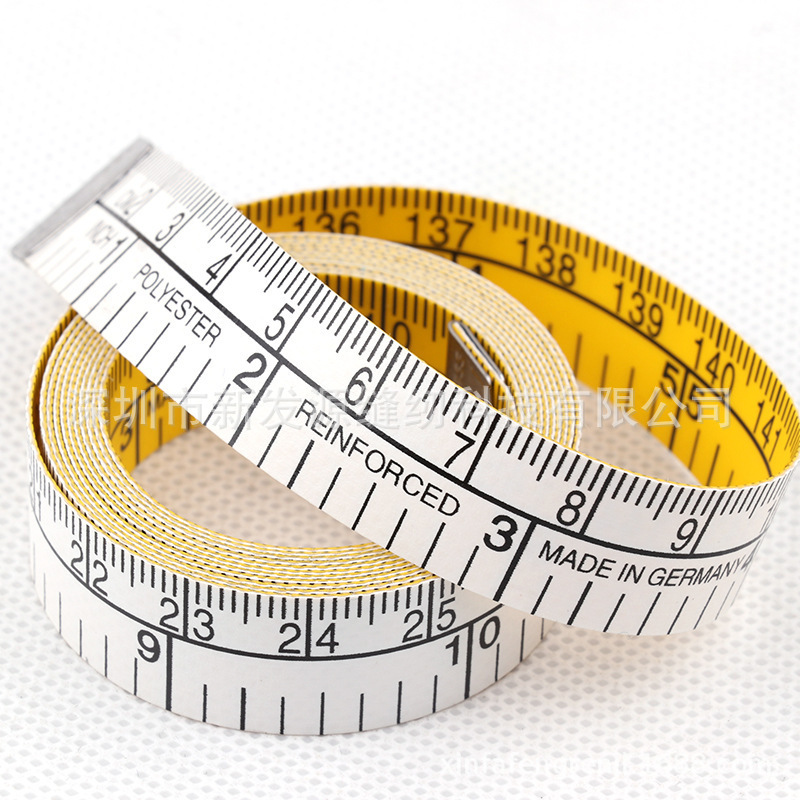 Wholesale tape measure 1.5 m three-circumference ruler clothing ruler tailor ruler sewing ruler inch small tape ruler soft ruler