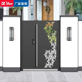 博盾别墅高端庭院门大气自建房大门铁艺花园门私人定制工厂直销