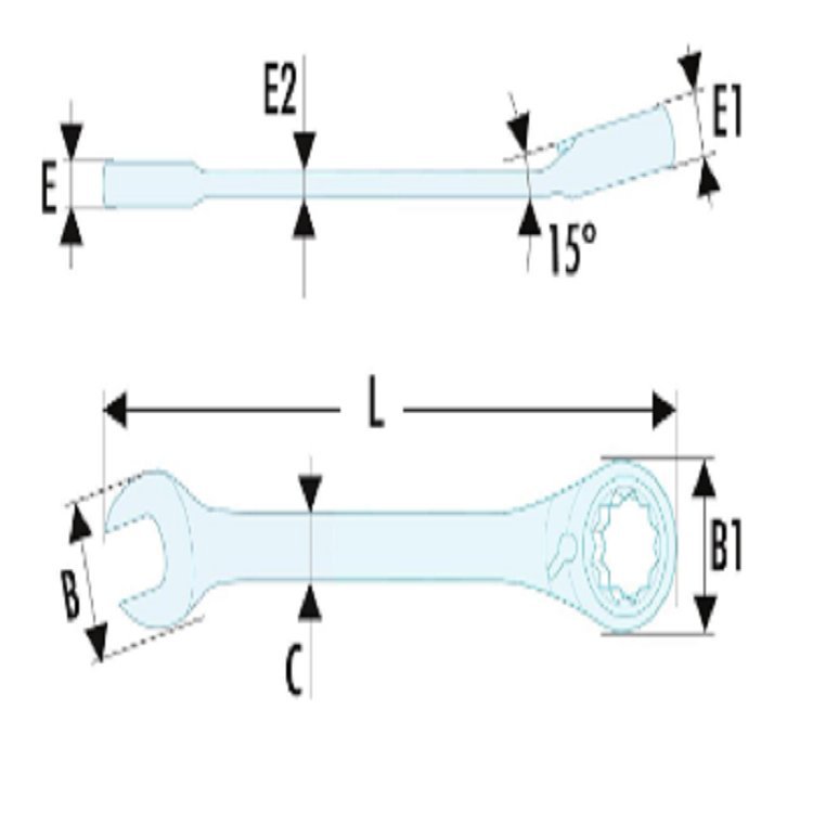 法国 FACOM 467B系列公制棘轮组合扳手 方便携带
