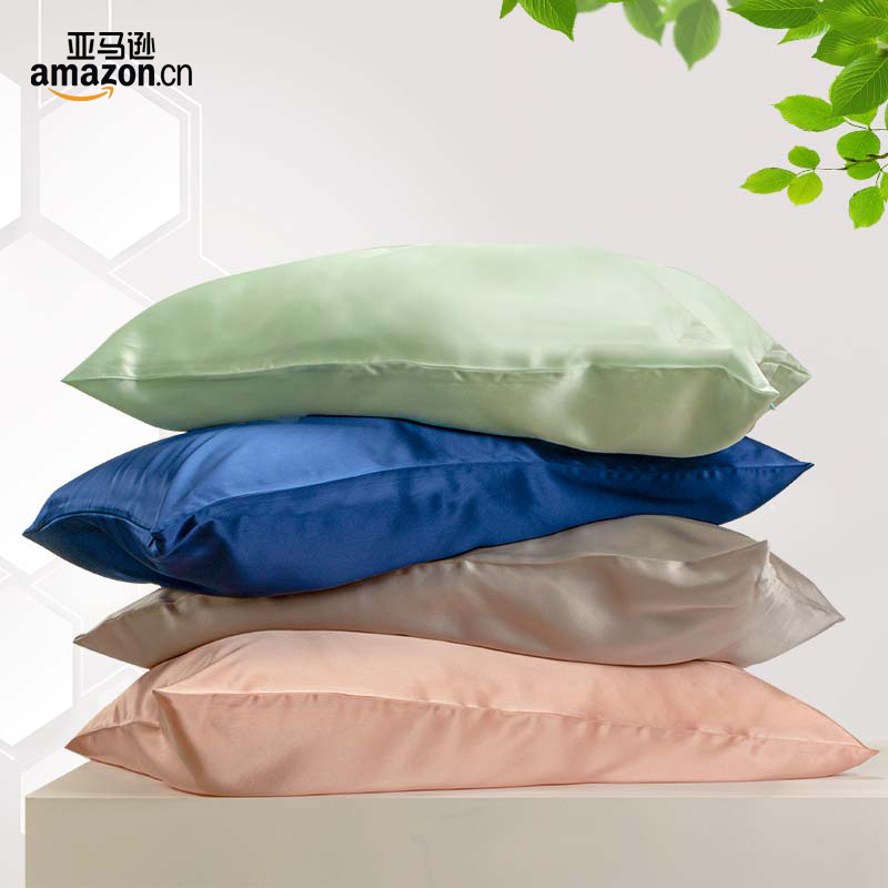 25 mmi 미국 단색 양면 100 뽕나무 실크 양면 실크 베개 케이스 Amazon AliExpress ebay 공급