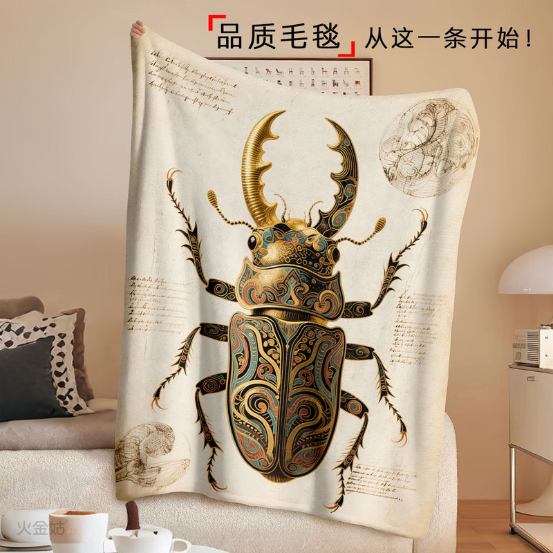 Beetle Flannel Blanket Insect Print Casual Blanket Office Nap Blanket Shawl Throw Blanket Dropshipping Beetle Flannel Blanket Insect Print Casual Blanket Office Nap Blanket Shawl Throw Blanket Dropshipping