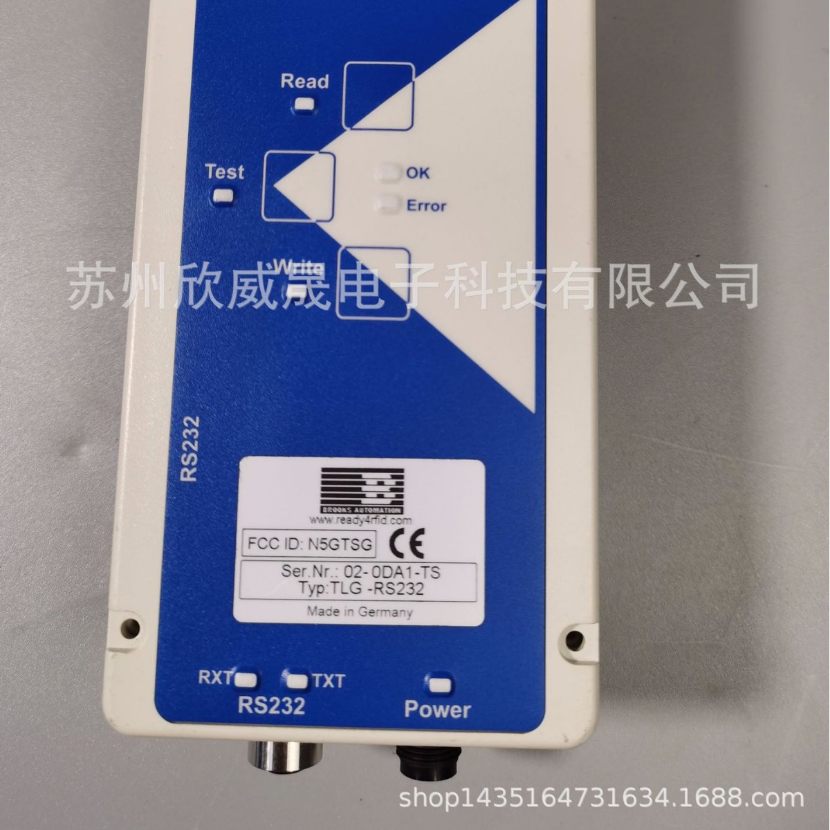 BROOKS TRANSPONDER READER SECS-1,TLG-RS232二手现货