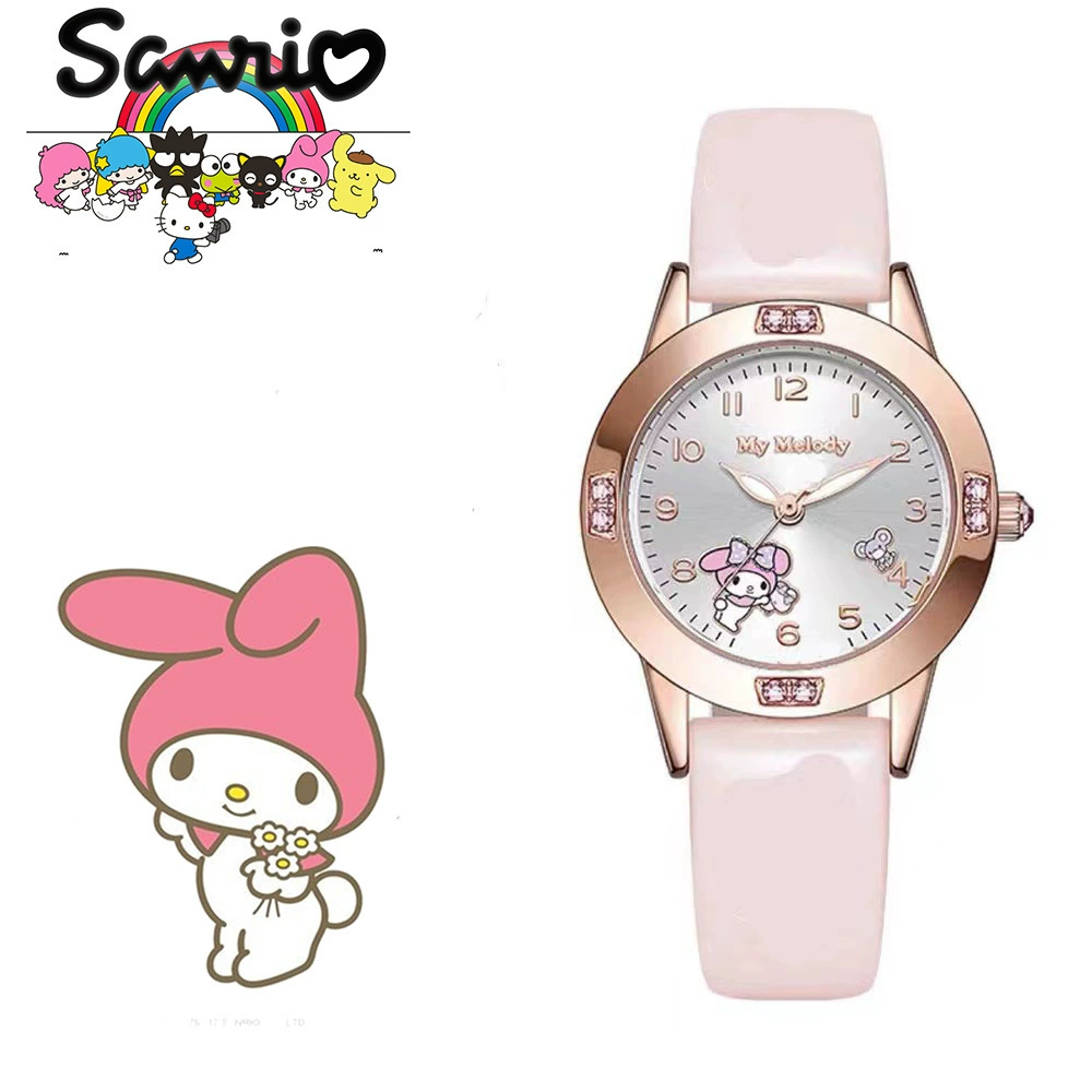 New Cuolomi Jade Gou Dog Sanrio Cute Cartoon Diamond Girl Student Watch Quartz Watch