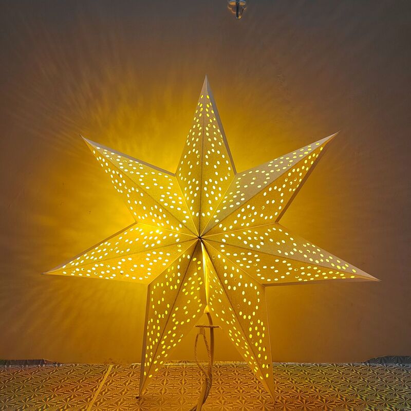 Christmas Halloween Star Lights Ikea Star Lights Decoration Stereo 3D Stereo Polygonal Decorative Lights Christmas Tree Top Star