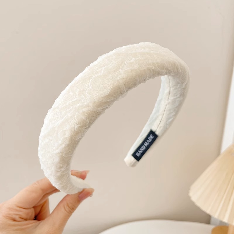 Alta gama Chanel estilo alto cráneo superior diadema de las mujeres de todo partido pelo presionando diadema pelo paquete temperamento tocado horquilla grutas pelo