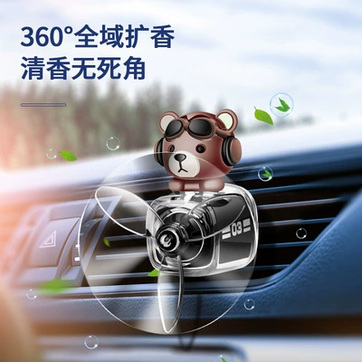 ornaments glasses bear card — Car Perfume Aromatherapy