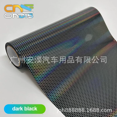 Car headlight protective film Film Rainbow Car Light Film - deep-black-03-8m