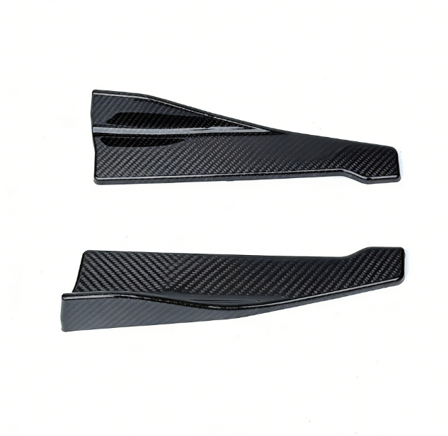 Car Accessories Modification Universal Rear Corner Protection Plate 48cm Glossy Black Universal Rear Corner Decoration for Cars