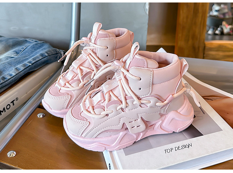 Neue kinder high top sport schuhe in kinder casual laufschuhe nicht-slip papa schuhe mode einzelnen schuhe_voghion.com