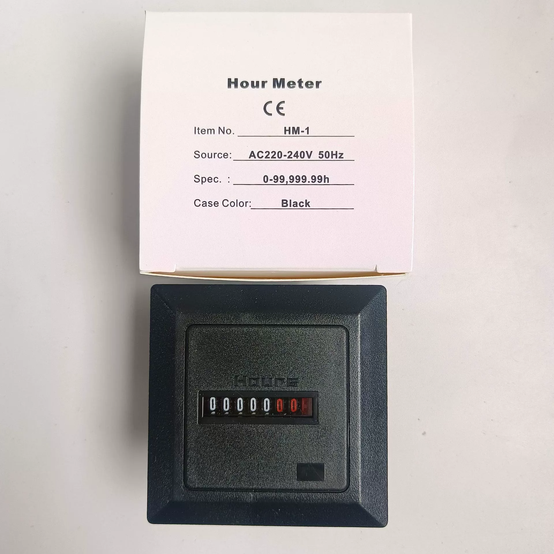 Промышленный таймер кумулятивный график механический таймер, HM-1 черный Hour Meter