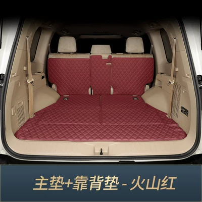Trunk Mat – Rear Compartment Mat Lc71 Land - 7-seats-main-cushion-back-cushion-volcanic-red-toyota-land-cruiserlc300