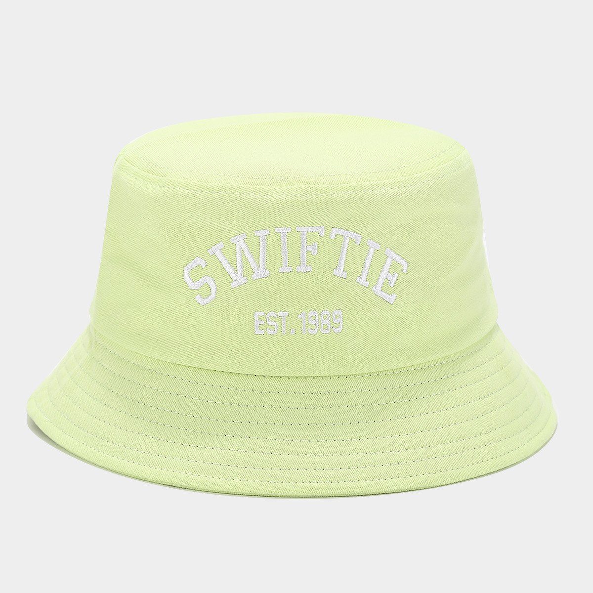 Nueva SWIFTIE bordado sombrero de pescador de verano moda fanáticos sombrero pareja sombrero de bañera solar transpirable