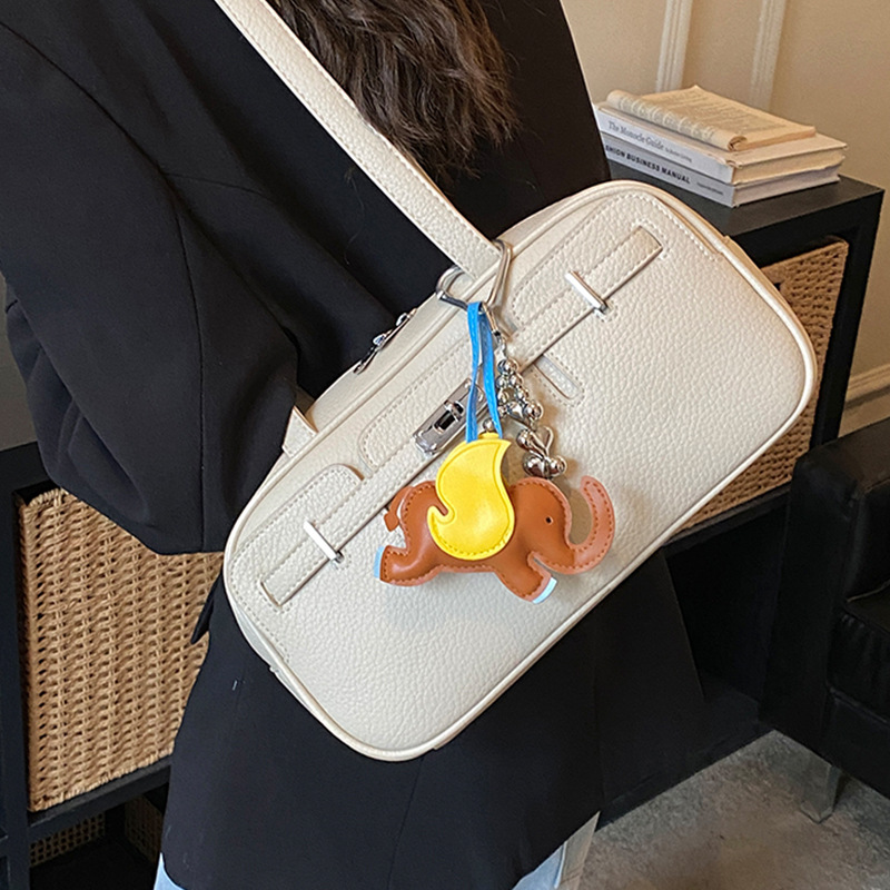 Retro Hand-held Bowling Bag, Women's Bag, Niche Design, Underarm Bag, Shoulder Bag_voghion.com