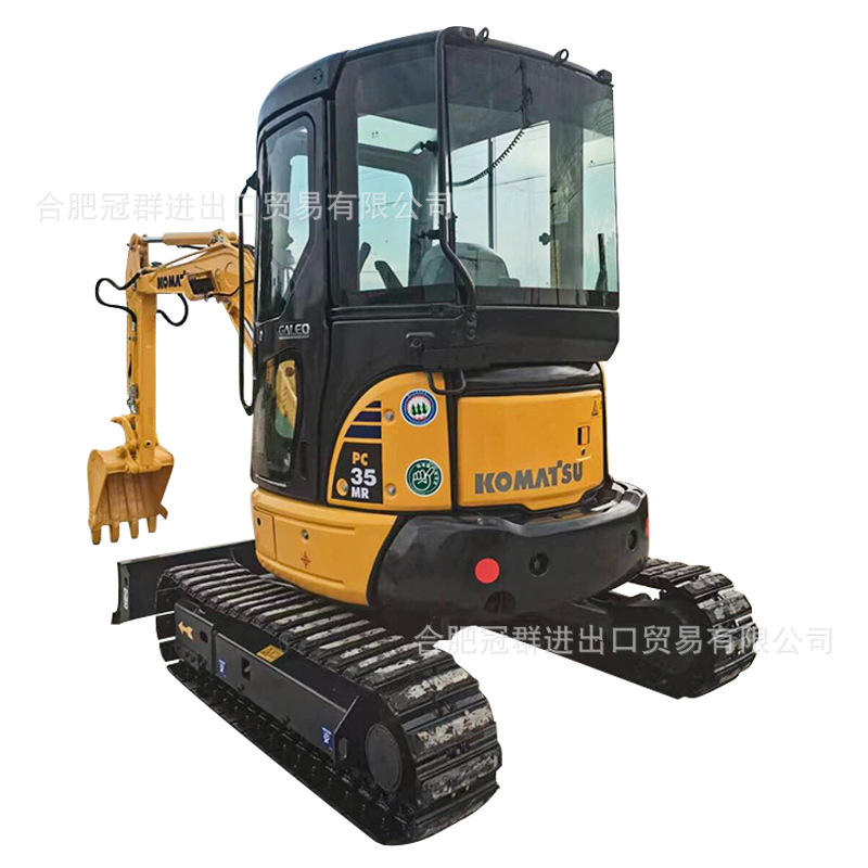 Japón original sin reparación Komatsu noventa por ciento nueva excavadora PC35 pequeña excavadora de huerto agrícola doméstica excavadora image 6