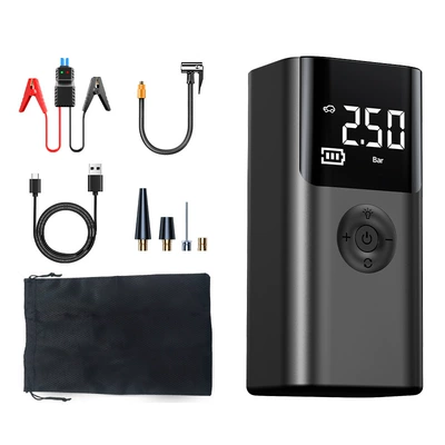 Buwei Car Emergency Jump Starter and Air Pump All-In-One Device Battery Booster Starting Device (Other Automotive Safety Supplies) - inflatable-pump-emergency-power-supply-3c-certification-unlimited-displacement-zero-power-instant-start-anti-reverse-connection-smart-clip-send-storage-bag