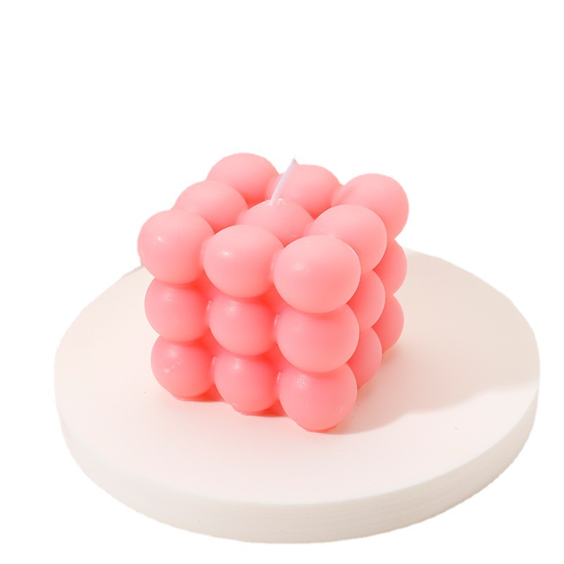 Vela romántica venta al por mayor suministro de fábrica cumpleaños vela hogar mano regalo atmósfera decoración cubo aromaterapia vela